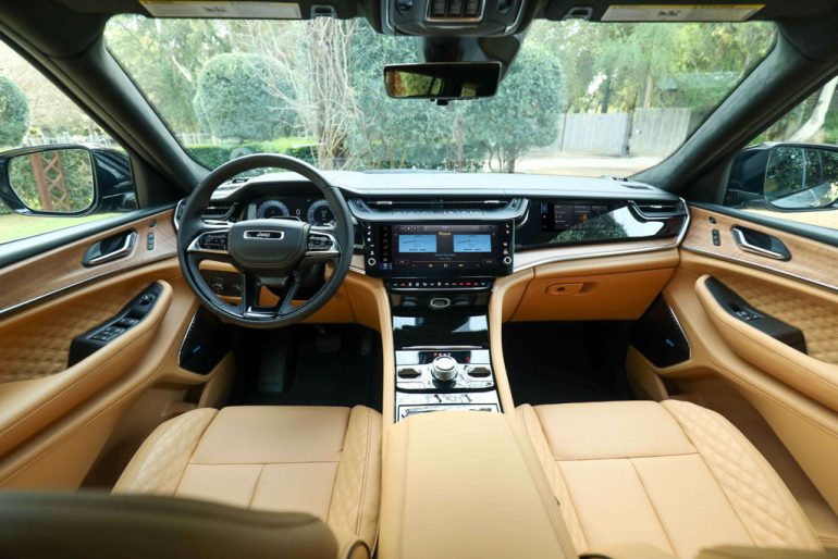 2027 Jeep Grand Cherokee L dashboard interior