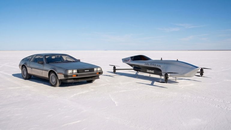 DeLorean Is Finally Taking Flight With a Real Flying Car Racing Team, Just Like Back to the Future Imagined