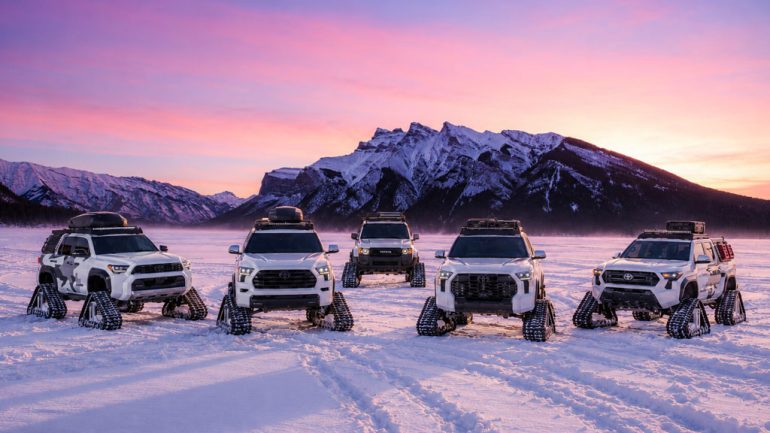 Toyota Unleashes Five Snowhunter Concepts for SEMA With Snow Tracks and Serious Off-Road Upgrades